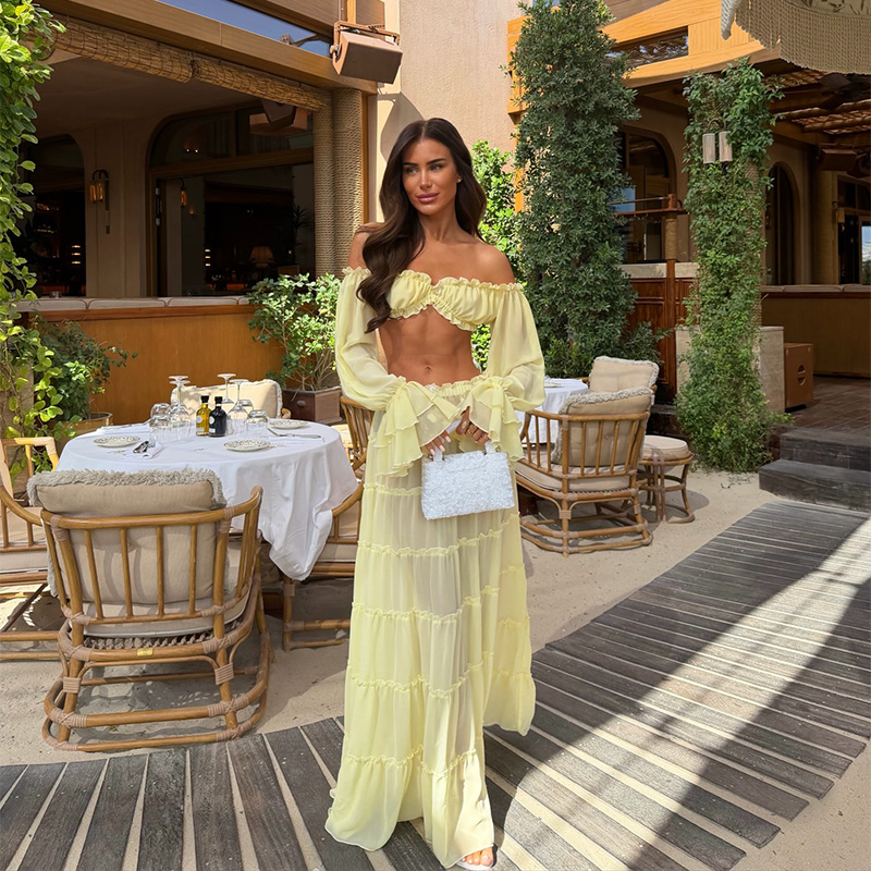 Элегантный летний комплект: же – обзор и цена Blouse Off Shoulder